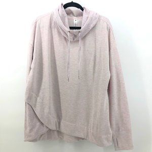 YOGALICIOUS High Neck Cozy Hooded Sweatshirt